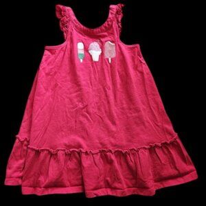 CRAZY 8 Red Sparkly Ice Cream Sundress Girls Size 4